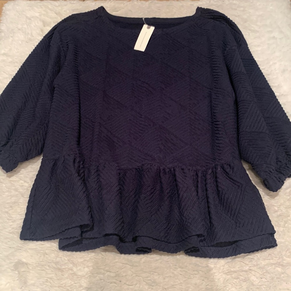 Maeve navy blue top